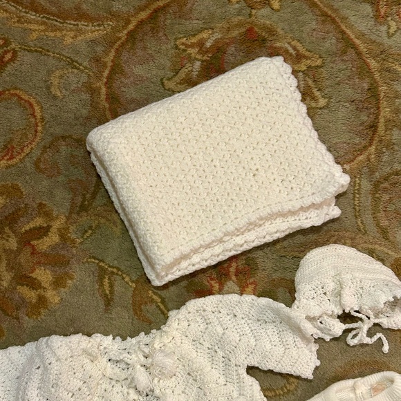 Vintage 6pc 3-9mth handmade set - Picture 7 of 7